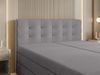 AX LIVING Finike Polsterbett 140x200 cm, Boxspringbett, Hellgrau Bild 4