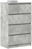 Sideboard, Kommode Betongrau 60x35x98,5 cm Holzwerkstoff j1262p Bild 4