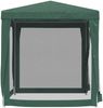 vidaXL Partyzelt mit 4 Mesh-Seitenwänden Grün 2x2 m HDPE 319218 Bild 4