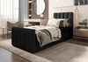B&B Home 'Adelle V' Boxspringbett mit Bettkasten, Samt, Schwarz, 100x200 cm Bild 5