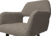 Esszimmerstuhl HWC-A50 II, Stuhl Küchenstuhl Polsterstuhl, Holz Stoff/Textil Bouclé (450g/m²) FSC® ~ taupe Bild 5