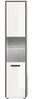 Badschrank (B/H/T: 40x188x34 cm) in weiß hochglanz Bild 2