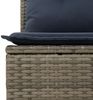 vidaXL 6-teiliges Gartensofa-Set mit Kissen, grau, Polyrattan 3220180 Bild 4