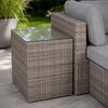 Greemotion Gartenlounge-Set Rattanlounge Olea 5-teilig. Loungeset Rattan mit Auflagen & Glastisch Bild 4