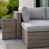 Greemotion Gartenlounge-Set Rattanlounge Olea 5-teilig. Loungeset Rattan mit Auflagen & Glastisch Bild 2