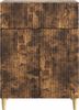 vidaXL Sideboard Geräucherte Eiche 66 x 34,5 x 90 cm Holzwerkstoff 894640 Bild 4