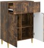 vidaXL Sideboard Geräucherte Eiche 66 x 34,5 x 90 cm Holzwerkstoff 894640 Bild 3