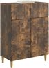 vidaXL Sideboard Geräucherte Eiche 66 x 34,5 x 90 cm Holzwerkstoff 894640 Bild 2
