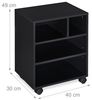 Relaxdays Schwarzer Rollcontainer Bild 5