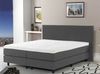 Boxspringbett Florenz. 180x200cm. Härtegrade 2 x H5. Textilbezug anthrazit Bild 3
