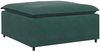 vidaXL Modulares Sofa Fußhocker-Modul Dunkelgrün 100x100x48 cm 4104491 Bild 4