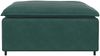 vidaXL Modulares Sofa Fußhocker-Modul Dunkelgrün 100x100x48 cm 4104491 Bild 2