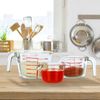 Relaxdays 3-teiliges Messbecher Set aus Glas Bild 3