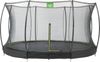EXIT Silhouette Bodentrampolin ø366cm mit Sicherheitsnetz - schwarz Bild 5