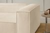 KAWOLA Sofa CARMO Ecksofa Stoff beige mit Hocker Recamiere links 68 x 191 x 306 cm Bild 4