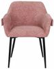 HOME DELUXE Esszimmerstuhl chenille CHENO - 4er Set Rosa Bild 4