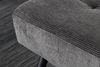 riess-ambiente Sitzbank BOUTIQUE 100cm dunkelgrau / schwarz (Einzelartikel, 1-St), Wohnzimmer · Cord · Metall · Esszimmer· Flur · Schlafzimmer Bild 3