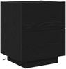 vidaXL Nachttisch Schwarz Eichen-Optik 45 x 40 x 55 cm Holzwerkstoff 863061 Bild 2