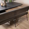 Bronx71 Esszimmerbank Leder Espen anthrazit 190 cm Bild 5