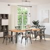 vidaXL Konsolentischbeine 4 Stk. Anthrazit 72 cm Stahl 4012506 Bild 3