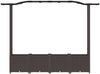 vidaXL Hochbeet mit Rankgitter und Dach Braun 204 x 40 x 138 cm PP 42032508 Bild 4