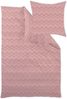 Bauer Tilda - Mako-Brokat-Damast Bettwäsche, 200x200 + 2 x 80 x 80 cm, 0234 ruby Bild 3