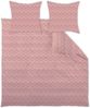 Bauer Tilda - Mako-Brokat-Damast Bettwäsche, 200x200 + 2 x 80 x 80 cm, 0234 ruby Bild 2