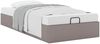 vidaXL Ottoman-Bett ohne Matratze Taupe 90x190 cm Stoff 3310844 Bild 5
