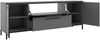 Lowboard >soul< in Basaltgrau - Metall schwarz matt - 180x66,1x40cm (BxHxT) Bild 4