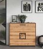 Schuhschrank 120x104cm "Zarah" Wildeiche geölt Bild 2