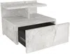 Vente-unique - AZELNO Bedside table Holz, Platte Weiß - B 35 cm x H 32 cm x L 39,4 cm Bild 5