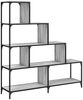 vidaXL Bücherregal 4 Etagen Grau Sonoma 139x33,5x149 cm Holzwerkstoff 842479 Bild 2
