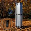 Scherenzelt 3x6 m ALU ohne Seitenwände - Aluminiumrahmen, wasserdicht - ohne Wändeänden - Orange Bild 2