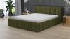 Polsterbett LOG-OM 120x200 ohne Matratze mit Bettkasten und Lattenrost. Farbe: OLIVE 8 Bild 2