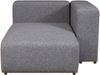 Sofa Suldal 3-Sitzer mit Longchair Textil Grau [en. casa] Bild 5
