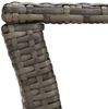 Couchtisch Sofatisch, Grau 100x50x40 cm Poly Rattan d242e Bild 5