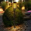 LED Solarleuchte, Fackel, Akku, IP44, schwarz, H 72,5cm Bild 4