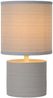 LUCIDE GREASBY - Tischlampe - Ø 14 cm - 1xE14 - Grau Bild 1