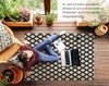 DomDeco Outdoorteppich In- & Outdoor Teppich UMAR, Serie "Noma", Beige-Schwarz, 120 x 170 cm, Rechteckig, Wetterfest & UV-beständig, schimmelresistent Bild 3