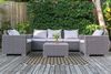 DomDeco Outdoorteppich In- & Outdoor Teppich UMAR, Serie "Noma", Beige-Schwarz, 120 x 170 cm, Rechteckig, Wetterfest & UV-beständig, schimmelresistent Bild 4