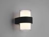 LED Außenwandleuchten 2er SET rund UP and DOWN Anthrazit 13x9cm Bild 3