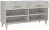 vidaXL Schuhschrank Betongrau 102x35x55 cm Holzwerkstoff 812820 Bild 2
