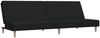 vidaXL Schlafsofa 2-Sitzer Schwarz Stoff 375725 Bild 2