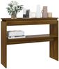 vidaXL Konsolentisch Braun Eichen-Optik 102x30x80 cm Holzwerkstoff 815221 Bild 5