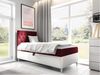 Boxspringbett 'Lenda Junior 1', rot, 80x200 cm, Links Bild 2
