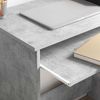 vidaXL Schreibtisch Beton Grau 120,5 x 44 x 88,5 cm Holzwerkstoff 869477 Bild 4