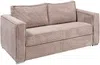 Vente-unique - LORETO Sofa SamtStoff Puderrosa - B 223 cm95 cm x H 90 cm x L 195 cm Bild 2
