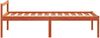 vidaXL Seniorenbett Wachsbraun 90x190 cm Massivholz Kiefer 844151 Bild 5