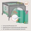 Lionelo 2-in-1 Laufstall und Reisebett mit Matratze für Babys MILLE PLUS bis 15 kg, 0–36 Monate, Seiteneinstieg, 3D-Matratze, 2 Rollen mit Bremse, Faltbar, Tragetasche Bild 3