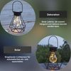 LED Solar-Laterne ,Eddy', 5 Dew Drop LEDs, schwarz, warmweißes Licht, 15,5cm Bild 4